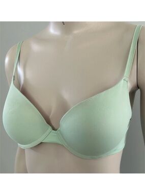 🦋 5/$25 - PINK Victoria’s Secret Wear Everywhere Push-Up Bra Seafoam Green 32C